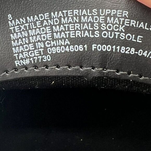 Wild Fable Women’s Eileen Mule Black Slip On Shoes Size 8 Chunky Faux Leather - Picture 7 of 7